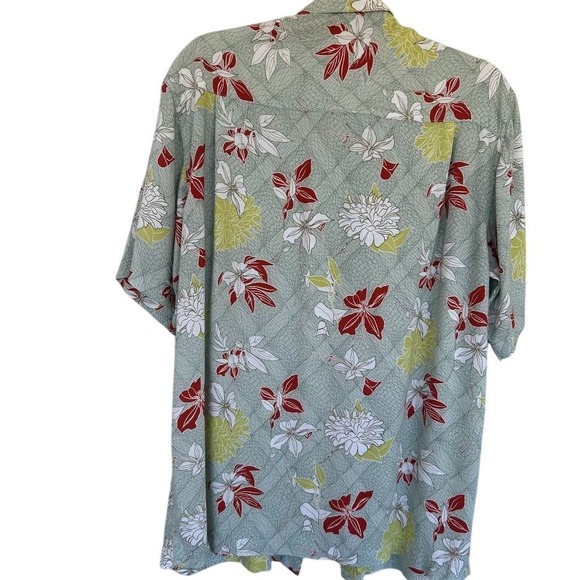 Vintage 80s Ron Chereskin Hawaiian Shirt Men's M Floral Button-Up Retro - Picture 3 of 6
